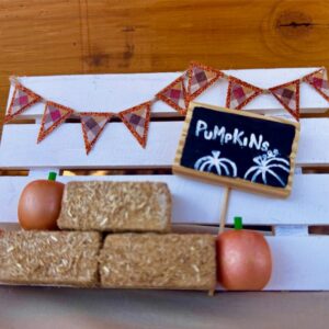 “Pumpkins” Mini Fall Display – Handmade Rustic Farmhouse Decor