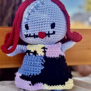 Handmade Crochet “Sally” Plush – Inspired by The Nightmare Before Christmas