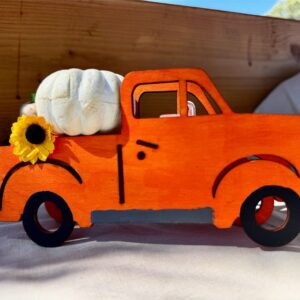 “Autumn Harvest Truck” Handmade Wooden Fall Decor